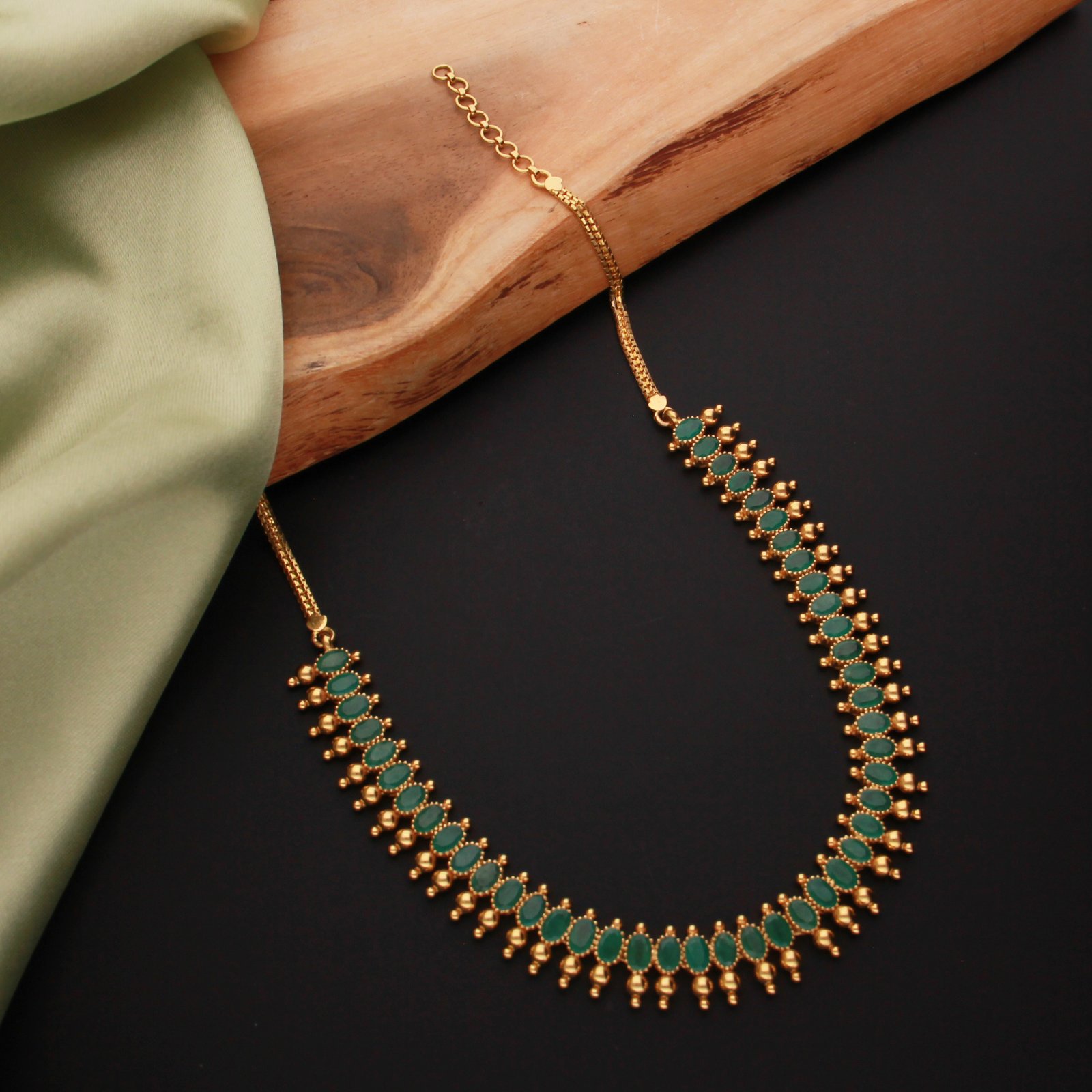 RUBY & EMARALD NECKLACE